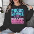 Proud Member Of The Dial Up Club Tech Nostalgia Top Unisex Sweatshirt