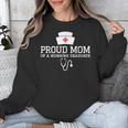 Proud Mom Of a Nursing Graduate Nurse Senior 2026 Graduation Unisex Sweatshirt