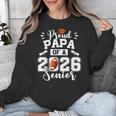 Proud Papa Of A 2026 Senior Football Graduation Dad Unisex Sweatshirt