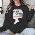 Proud Queen Shirt PhD Graduation Afro Doctorate Unisex Sweatshirt