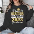 Proud Sister Of 2023 College Graduate Family 23 Graduation Unisex Sweatshirt