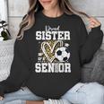 Proud Sister Of A 2026 Senior Soccer Graduation Leopard Unisex Sweatshirt