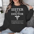 Proud Sister Of A Doctor Medical MD Brother Quote Graduation Unisex Sweatshirt