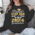 Proud Step Dad Of Two 2024 Graduate Class 2024 Graduation Unisex Sweatshirt