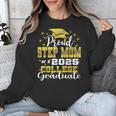 Proud Step Mom Of 2025 College Graduate Family 24 Graduation Unisex Sweatshirt