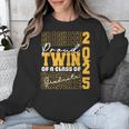 Proud Twin Of a 2025 Graduate Grad Prom Graduation Squad 25 Unisex Sweatshirt