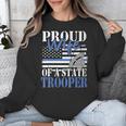 Proud Wife Of a State Trooper Police Officer Graduation Unisex Sweatshirt