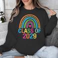 Rainbow Senior 2029 Shirt Class Of 2029 Cute Graduation Unisex Sweatshirt