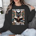 Read Banned Books Drink Coffee Fight Evil Book Reader Lovers Unisex Sweatshirt
