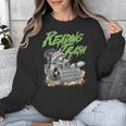 Reading Trash Racoon Bookworm Bookish Librarian Book Lover Unisex Sweatshirt Reading Trash Racoon Bookworm Bookish Librarian Book Lover Unisex Sweatshirt