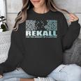 Rekall For The Memory Of a Lifetime Unisex Sweatshirt Rekall For The Memory Of a Lifetime Unisex Sweatshirt
