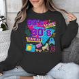 Retro 1980s 80's Baby 1990s 90's Made Me Nostalgia Birthday Unisex Sweatshirt