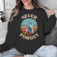 Retro Cassette Player Never Forget Nostalgia Vintage Unisex Sweatshirt