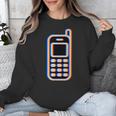 Retro Cell Vintage Mobile Phone 90s Nostalgia Vaporwave Fun Unisex Sweatshirt Retro Cell Vintage Mobile Phone 90s Nostalgia Vaporwave Fun Unisex Sweatshirt