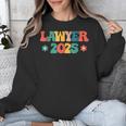 Retro Lawyer 2025 Attorney School Graduation Student Lawyer Unisex Sweatshirt