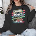 Retro Old Cassette Tape Cartoon With Walker Nostalgia Unisex Sweatshirt Retro Old Cassette Tape Cartoon With Walker Nostalgia Unisex Sweatshirt