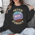 Retro Pager Never Forget Nostalgia Vintage Unisex Sweatshirt