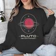 Retro Pluto Never Forget Classic Planet Pluto Nostalgia Unisex Sweatshirt