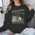 Retro Proud Anti Social Member Of Introverted Book Club Unisex Sweatshirt