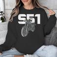 Retro Simme Moped Nostalgia Eastern Block Schwalbe Driver DDR Unisex Sweatshirt