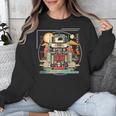 Retro Tech Stack 80s 90s Nostalgia Analog Devices Unisex Sweatshirt