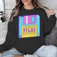 Retro TechnologyOld School Floppy Nostalgia 90s Generation Unisex Sweatshirt