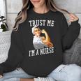 Rosie Riveter Nurse Shirt Nurse Graduation Shirt Unisex Sweatshirt