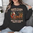 Santa Has The Right Idea Introvert Christmas Unisex Sweatshirt Santa Has The Right Idea Introvert Christmas Unisex Sweatshirt