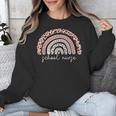 School Nurse Appreciation Rainbow Graduation Medical Nursing Unisex Sweatshirt