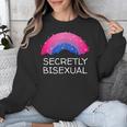 Secretly Bisexual Bi Introvert Bi Pride Antisocial LGBTQ Unisex Sweatshirt Secretly Bisexual Bi Introvert Bi Pride Antisocial LGBTQ Unisex Sweatshirt