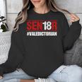 Senior 2018 Valedictorian School Colors Graduation Unisex Sweatshirt