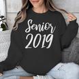 Senior 2019 Calligraphy Shirt Graduation For Adult Men Unisex Sweatshirt