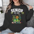 Senior 2025 Graduation Caterpillar For Kids Cute Coquette Unisex Sweatshirt