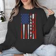 Senior 2026 Baseball American Flag Class Of 2026 Graduation Unisex Sweatshirt