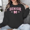 Senior 2026 Class Of 2026 Coquette Pink Bow Graduation 2026 Unisex Sweatshirt