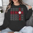 Senior Class Of 2024 Graduation 2024 Maroon Basketball Unisex Sweatshirt