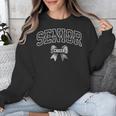 Senior Class Of 2026 Cheerleading Coquette Bow Graduation Unisex Sweatshirt