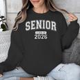 Senior Class Of 2026 Graduation Varsity Arched Letters Unisex Sweatshirt