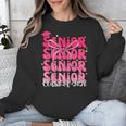 Senior Class Of 2026 Pink Coquette Bow Graduation 2026 Unisex Sweatshirt