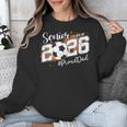 Senior Dad Class Of 2026 Soccer Ball Graduation Unisex Sweatshirt