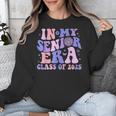 In My Senior Era Class Of 2025 Groovy Senior 2025 Graduation Unisex Sweatshirt