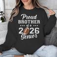 Senior Football Brother Class Of 2026 Graduation Graduate Unisex Sweatshirt
