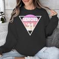 Seniors 2021 For Her Him Retro 21 Graduation Class Unisex Sweatshirt