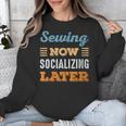 Sewing Now Minimal Socializing Introvert Vintage Unisex Sweatshirt Sewing Now Minimal Socializing Introvert Vintage Unisex Sweatshirt
