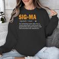 Sigma Male Definition Crazy Aura Lone Wolf Introvert Unisex Sweatshirt