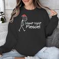 Silent Night Please Christmas Introvert Unisex Sweatshirt
