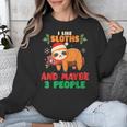 Sloth For Sloth Lover Men Women Kids Introverts Unisex Sweatshirt Sloth For Sloth Lover Men Women Kids Introverts Unisex Sweatshirt
