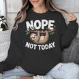 Sloth Shirts Cute Introvert Nope Not Today Sloth Unisex Sweatshirt Sloth Shirts Cute Introvert Nope Not Today Sloth Unisex Sweatshirt