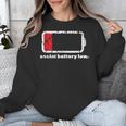 Social Battery Low Introvert Unisex Sweatshirt
