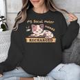 Social Meter Recharge Social Meter For Introverts Unisex Sweatshirt Social Meter Recharge Social Meter For Introverts Unisex Sweatshirt